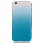 Чехол силикон с шиммером на телефон iphone
