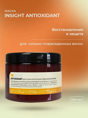 INSIGHT Antioxidant Маска антиоксидант для перегруженных волос 500 мл