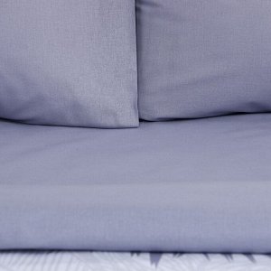 Постельное бельё "Этель" Евро Palme 200х217 см, 220х240 см, 50х70 см - 2 шт, поплин