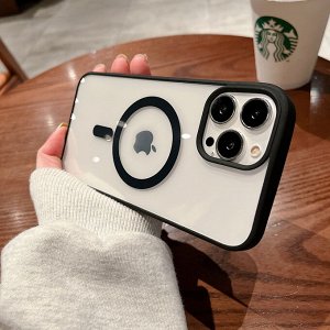 Силиконовый чехол для Iphone с MagSafe Color Magnetic