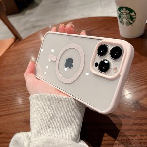 Силиконовый чехол для Iphone с MagSafe Color Magnetic