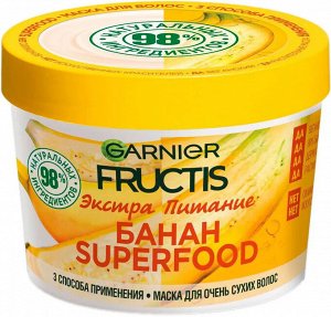 GARNIER Fructis Маска несмываемая &quot;Банан лакомство (для очень сухих волос)&quot; 390мл