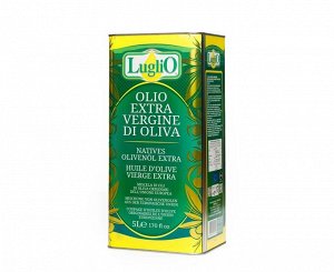 Масло оливковое Extra Virgin железная канистра 5л LugliO, Италия