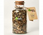 Чай Befruitbe зеленый, пропитанный соком имбиря, с кусочками имбиря, апельсина и малиной