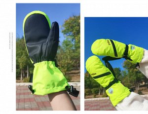Детские зимние варежки LDski BabyMonster. Салатовый