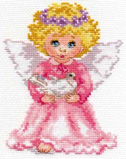 Алиса Набор для вышивания крестиком Ангелочек
