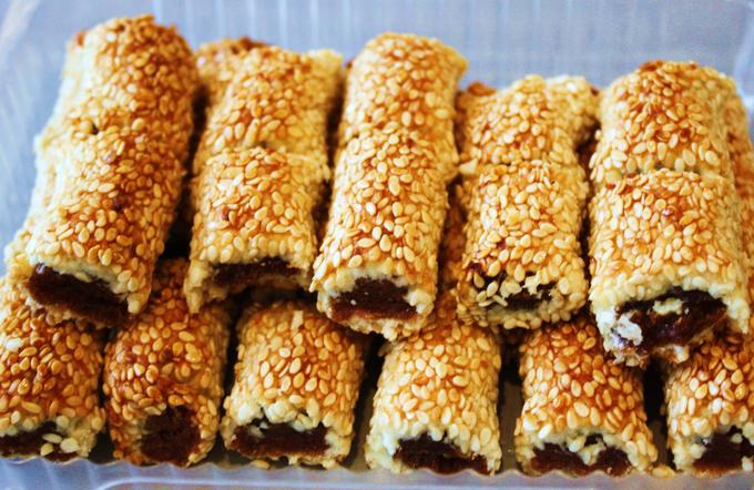 Ржаное печенье с финиками
