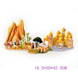 Сборные модели Картонная сборная модель &quot;Коллаж к сказке &quot;Али-баба&quot;