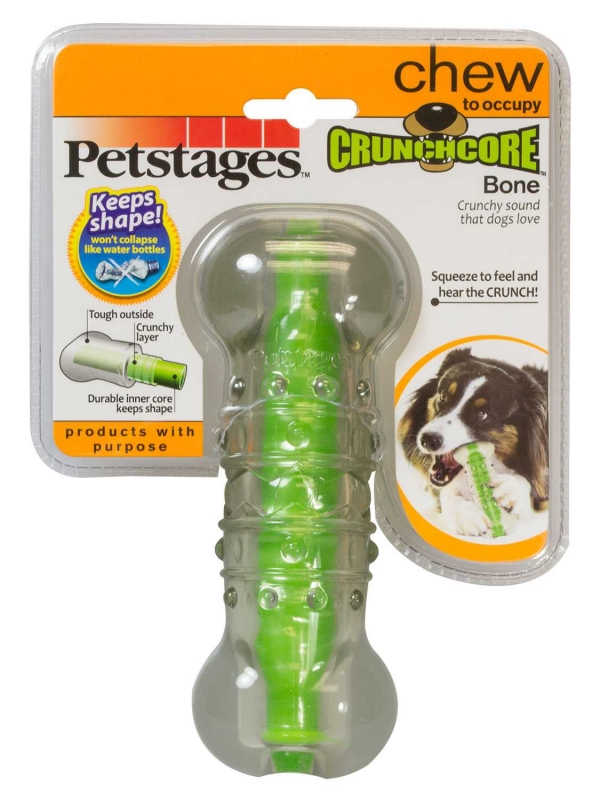 Petstages игрушка для собак &quot;Хрустящая косточка&quot; резиновая 15 см большая