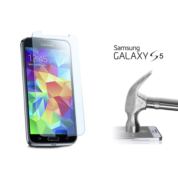 Стекло защитное закаленное 0,26 мм на ровную часть экрана Samsung Galaxy