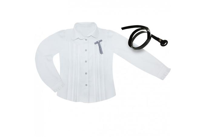 Блузка с длинными рукавами в комплекте с ремешком