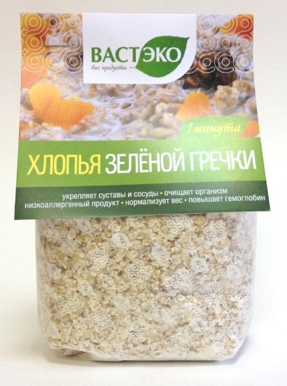 Хлопья из полбы 400 гр Вастэко