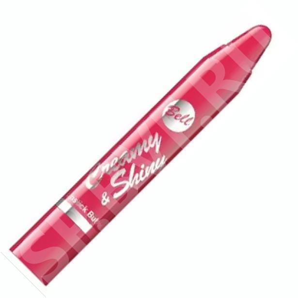 Bell Помада-карандаш Кремовая Creamy&amp;shiny Lipstik Butter Ж Товар Тон 6