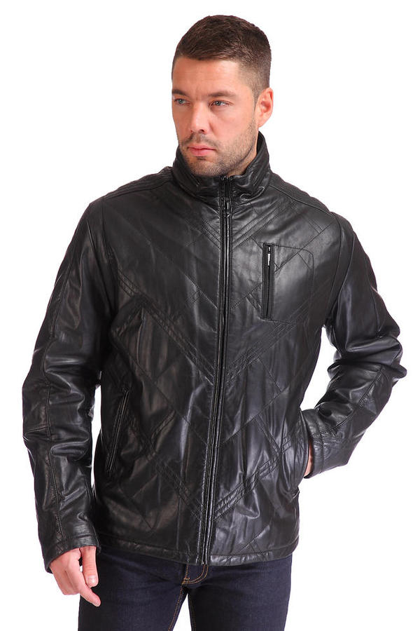 Натуральная кожаная куртка мужская купить в москве