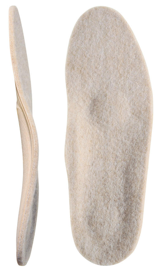 Каркасные ортопедические стельки с покрытием из натуральной шерсти (уп. пара)