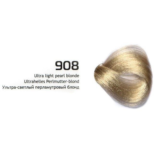 Kapous NA 908 ультра-свет.перламутр.блонд крем-краска для волос с кератином «Non Ammonia»100мл