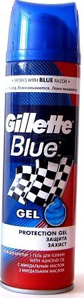 GILLETTE # TGS  Гель д/б BLUE3   Защита  с миндальным маслом 200 мл.