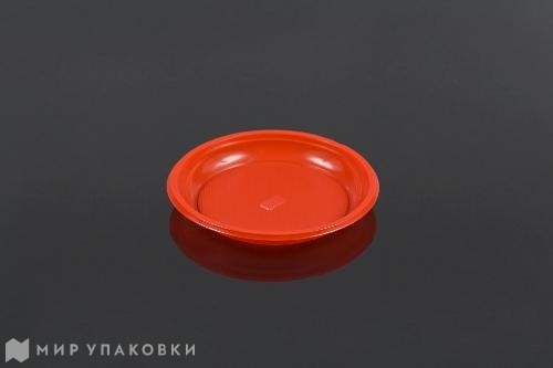 Тарелка десертная РР d-165 ФОПОС (100 шт.) красная
