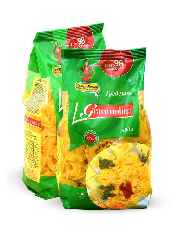 Макароны гребешки