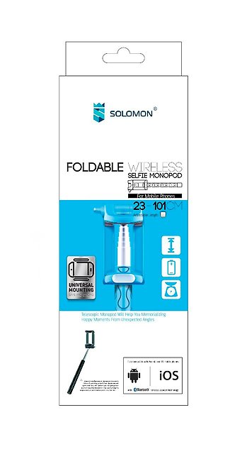 Solomon Wireless Selfie Monopod SM-BV2 (Розовый)