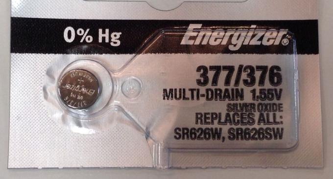 Батар. ENR Silver Oxide 377-376 MZ.Z1-0 1 бл