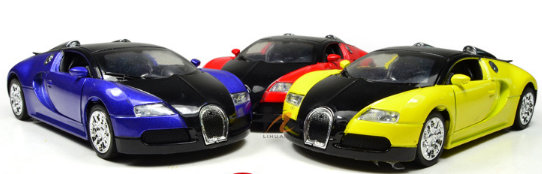 Модель автомобиля Bugatti (1:36)