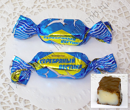 Серебристые конфеты