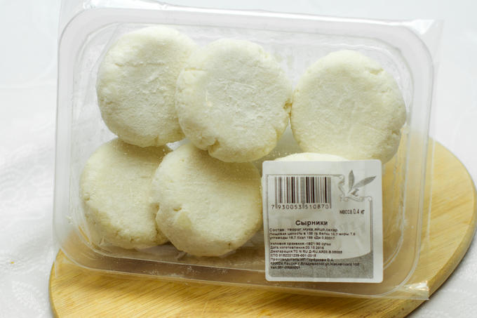 Сырники замороженные