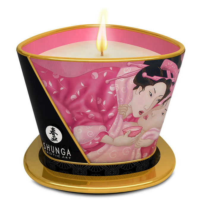 Массажная свеча Shunga Розовые лепестки 170 мл