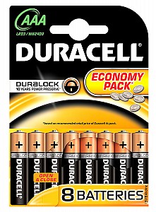 DURACELL Basic AAA Батарейки алкалиновые LR03 8шт