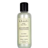 Khadi Naturals Гель для душа Khadi с мятой и зеленым чаем (без лаурилсульфата натрия) 210мл