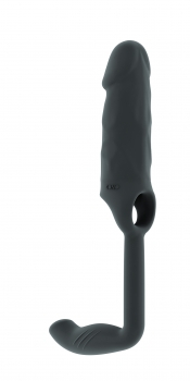 Насадка Stretchy Penis Exten and Plug  Grey No.38, +2.5 см.