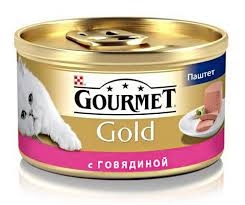 Gourmet Gold конс 85гр д/кош Паштет с говядиной (1/24)