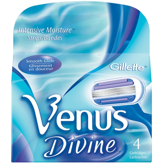 Gillette Venus сменные кассеты Divine 4 шт