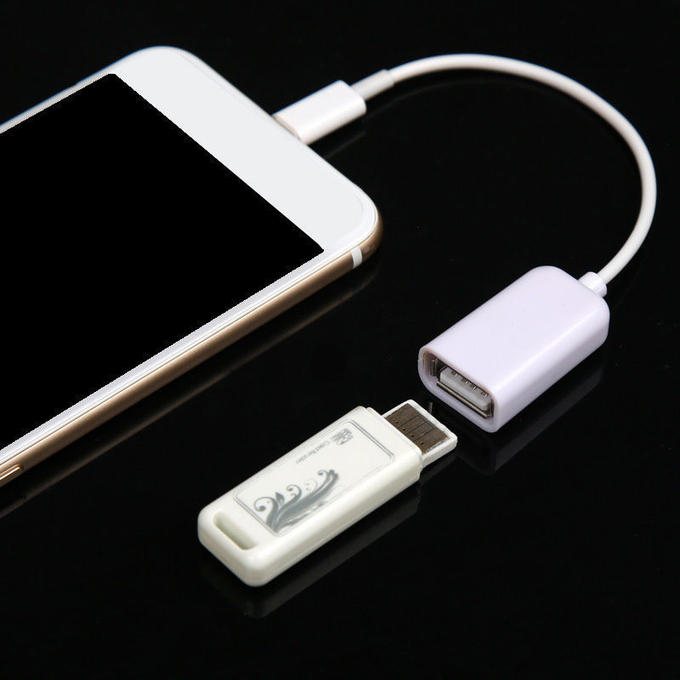 Как подключить usb флешку к айфону