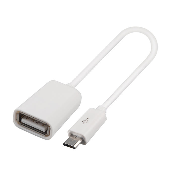 Шнуры, зарядные устройства Кабель Micro usb - Otg Cable. Шнур для подключения флешки к телефону Android
