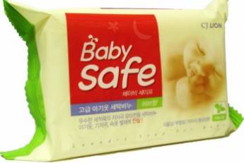 LION Мыло для стирки детских вещей с ароматом трав «BABY SAFE» 190 гр