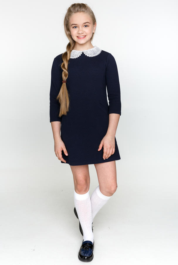 Платье детское для девочек Allen темно-синий