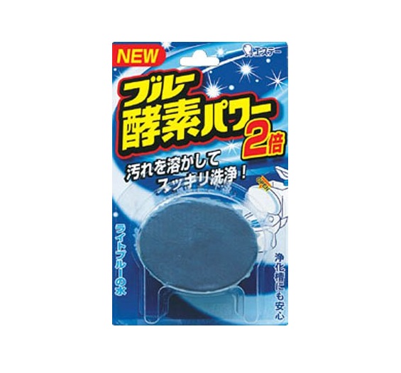 ST Очищающая и ароматизирующая таблетка для бачка унитаза (с легким аром, окр воду в голуб цвет) 120 гр