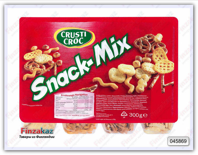 Снэки Crusti Croc Snack-Mix 300 гр | Печенье. Вафли и печенье