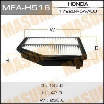 Воздушный фильтр A28011 MASUMA LHD HONDA/ CR-V/ RM4 11- (1/20)