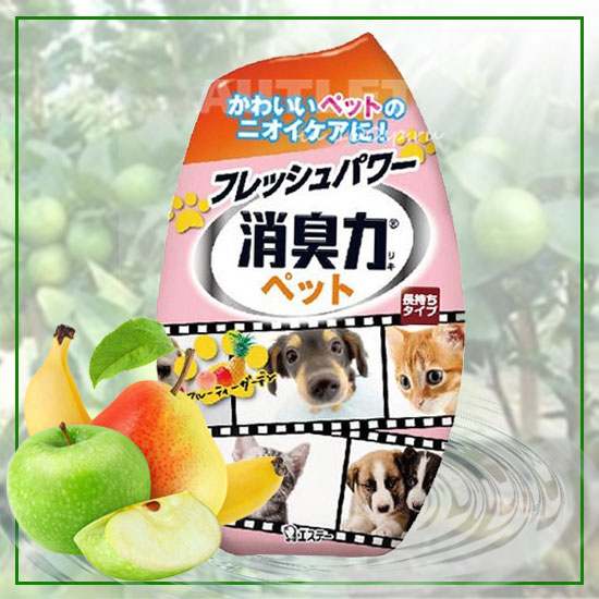 &quot;ST&quot; &quot;Shoushuuriki&quot; Жидкий дезодорант – ароматизатор для комнат против запаха домашних животных c ароматом фрукт. сада, 400 мл