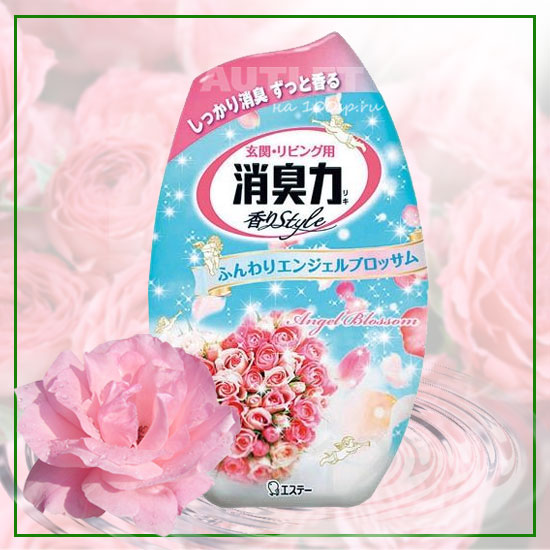 &quot;ST&quot; &quot;Shoushuuriki&quot; Жидкий дезодорант – ароматизатор для комнаты с ароматом розовых цветов, 400 мл
