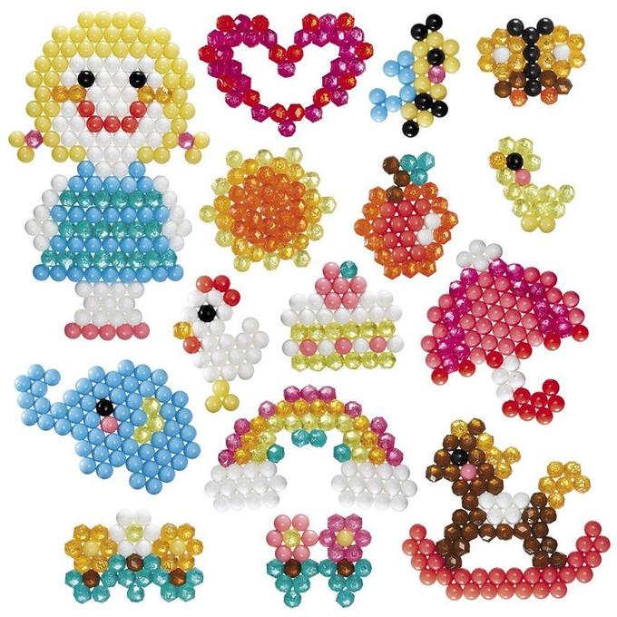 Аквамозаика схемы новый год Конструктор АКВА БИСЕР (AQUA BEADS) в ведерке Хит игрушки. Развивающие игрушки и
