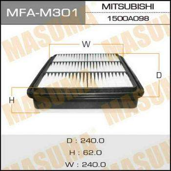 Воздушный фильтр A-3026 MASUMA MITSUBISHI /L200/ V2500 05- (1/20)