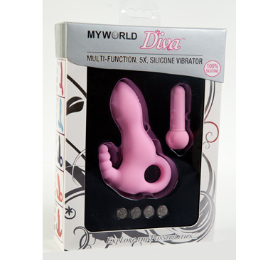 MyWorld вибратор, розовый