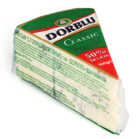 Сыр с голубой плесенью 50% ТМ Дорблю