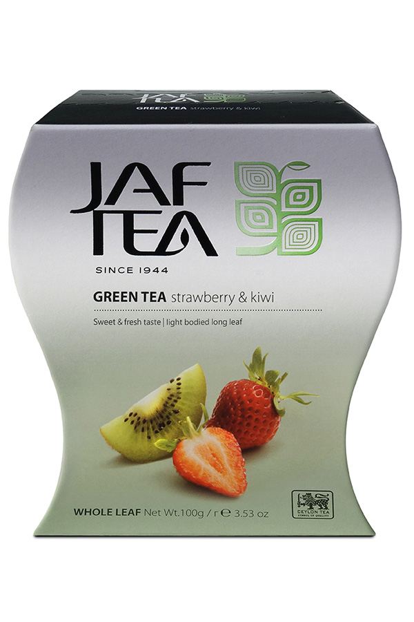 Чай JAF Strawberry Kiwi зеленый, 100г