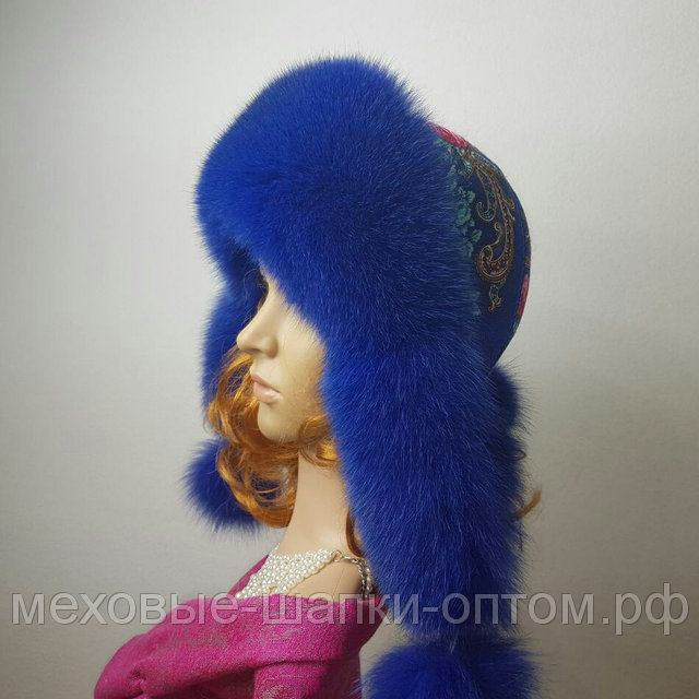 синяя мех шапка женская. шапка мех синяя. синяя меховая шапка женская. шапка мех синяя. шапка ушанка с мехом.