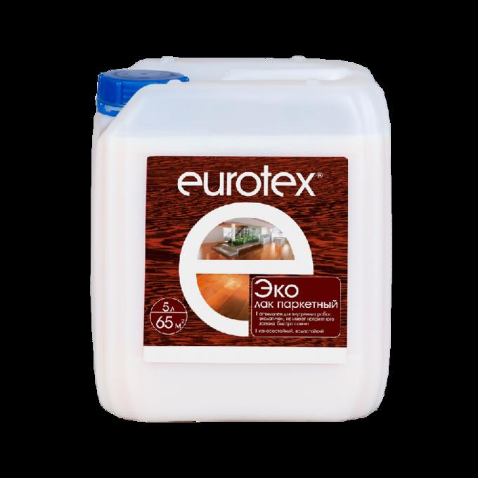 Лак паркетный Eurotex - ЭКО 5.0 л глянц